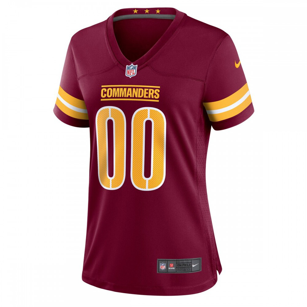 Washington Commanders Nike Women's Game Custom Player Jersey - Burgundy-GridironStore